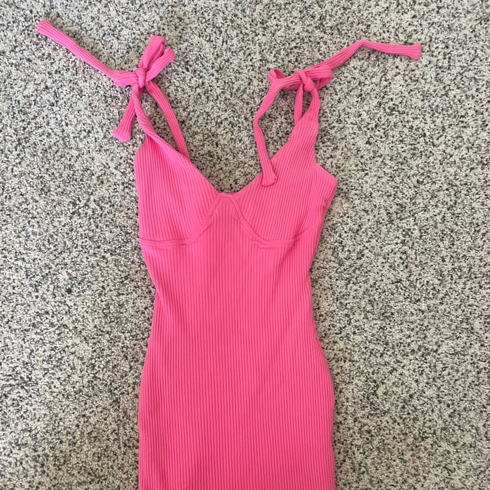 Hello Molly Pink Bodycon Dress